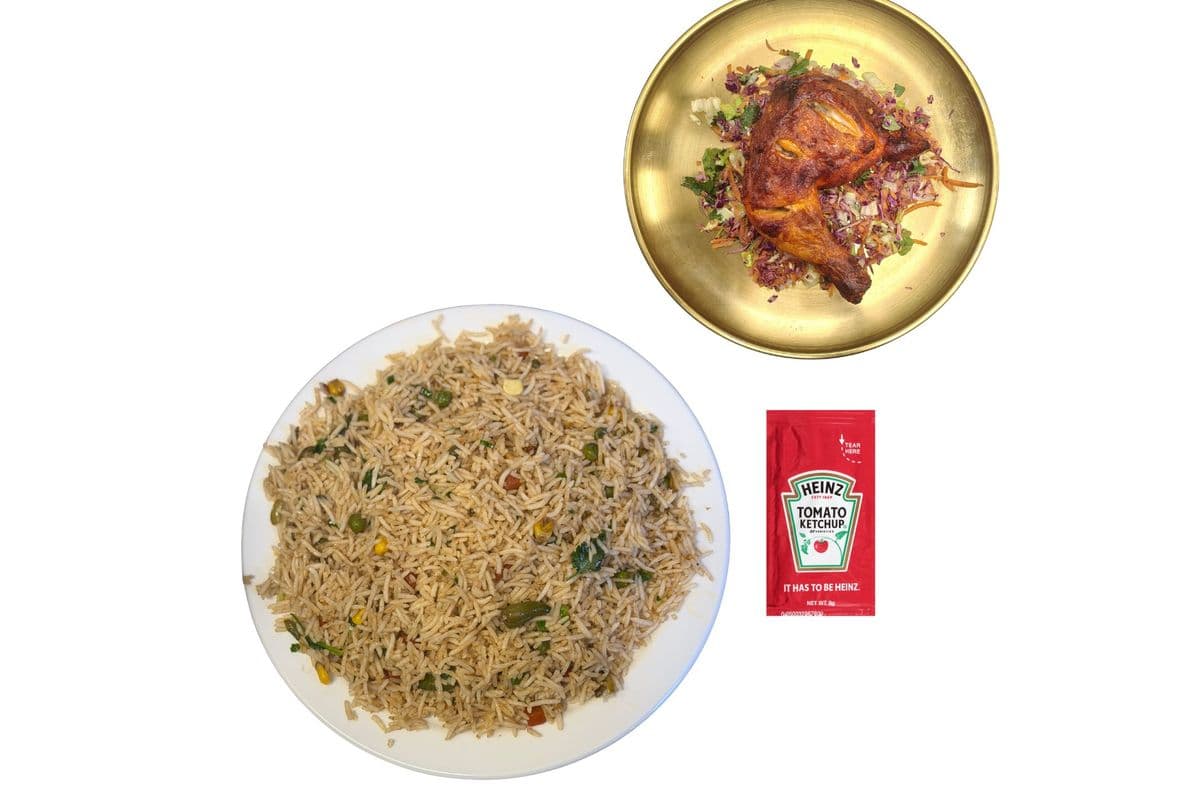 Veg Fried Rice + Alfahm