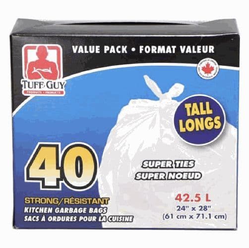 Tuff Guy Kitchen 10 Garbage Bags
