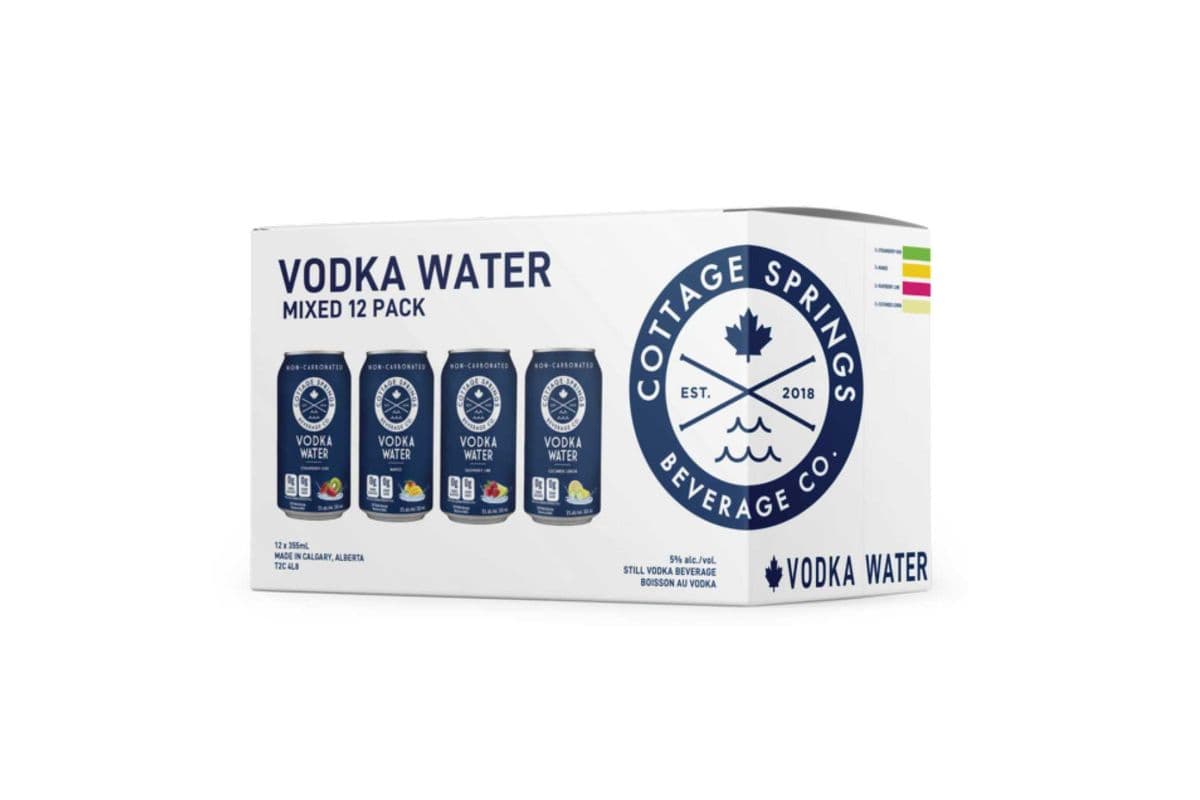 Cottage Springs Vodka Water Mixer (12 x 355ml cans)