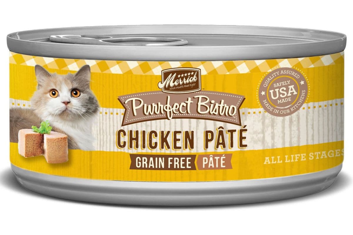 Merrick Purrfect Bistro Grain-Free Chicken Pate Canned Cat Food (5.5 oz)