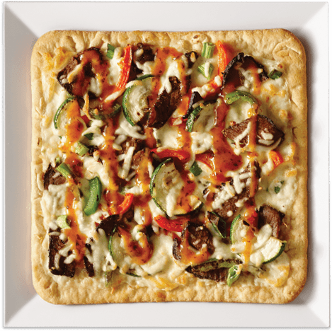 Pizza bœuf thaï (régulière) / Thai Beef Pizza (Regular)