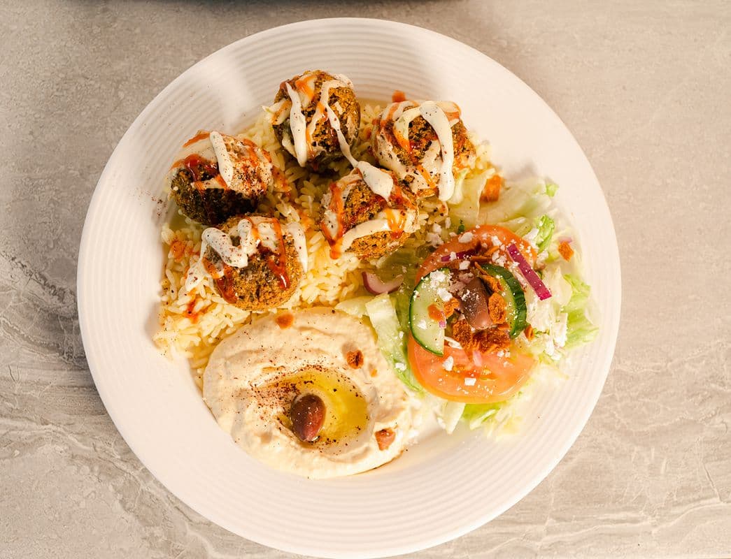 Falafel dinner
