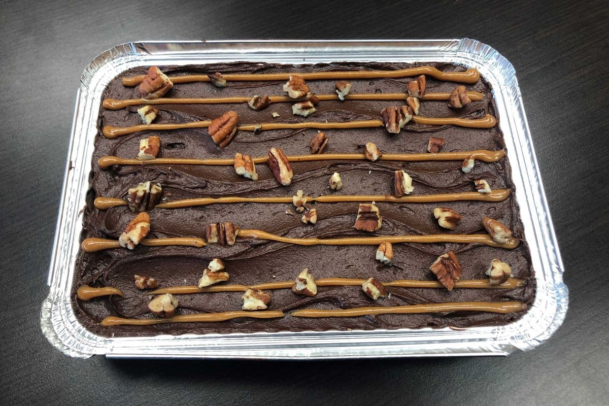 Pecan Caramel Brownie (6"x9" tray)