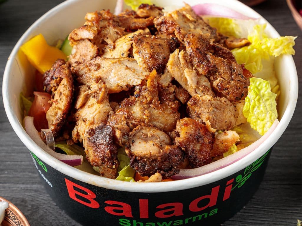 Chicken Shawarma Salad Bowl