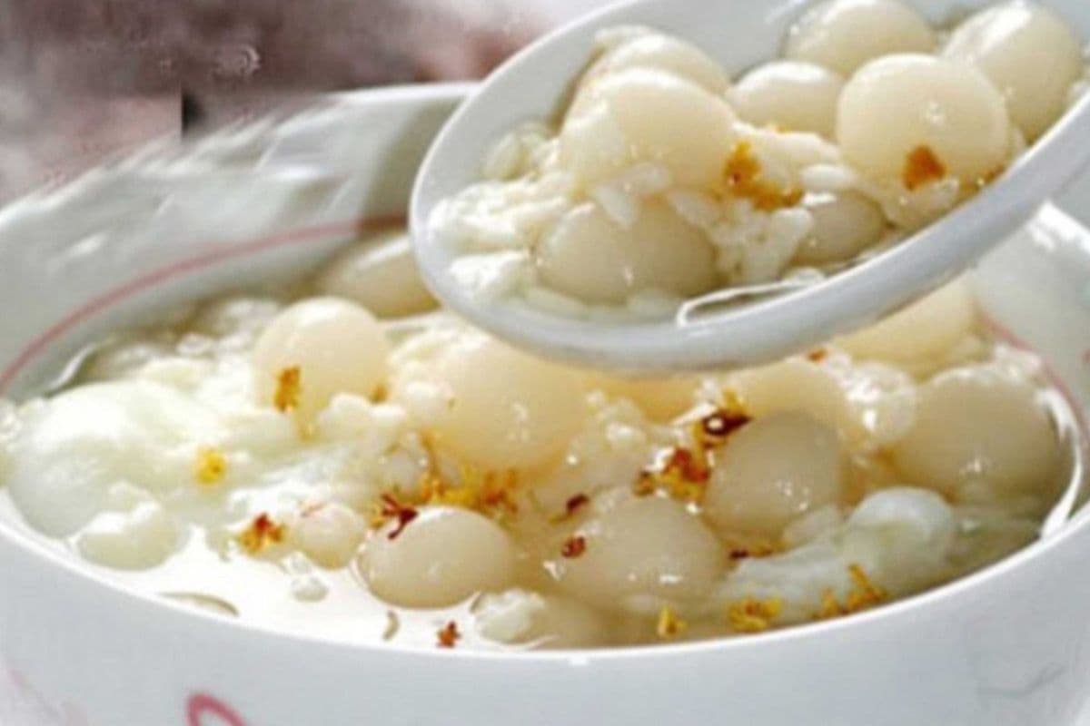 Rice Dumpling in Rice Wine Soup 酒酿汤圆