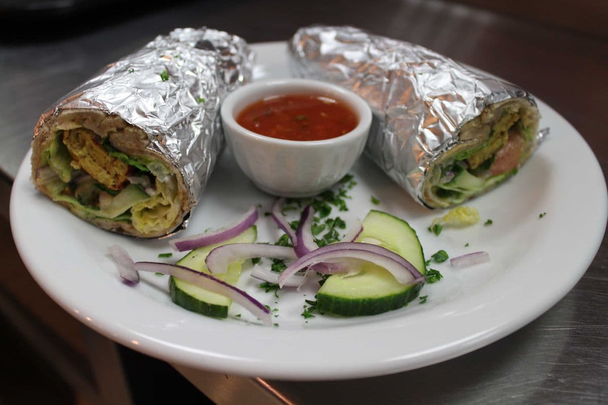 Chicken Shami Wrap