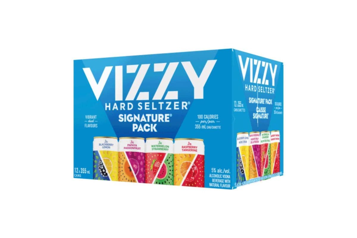 Vizzy Signature Seltzer Mix Pack (12 Cans) (12 x 355ml)