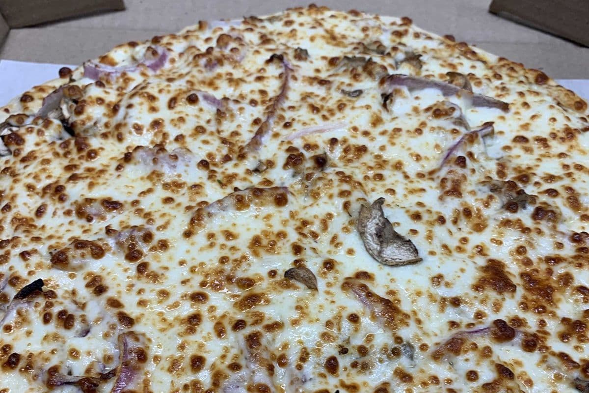 Pizza champignons doux / Sweet Mushrooms Pizza