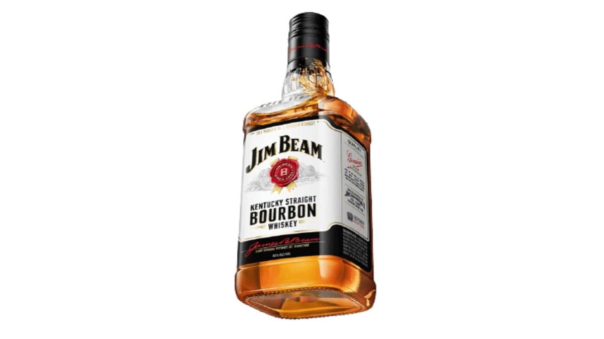 Jim Beam Kentucky Bourbon (750 ml Bottle) (1 x 750ML)
