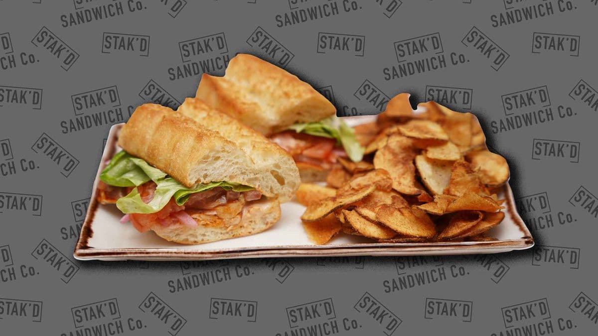 Stak'd Cajun Chicken Sandwich