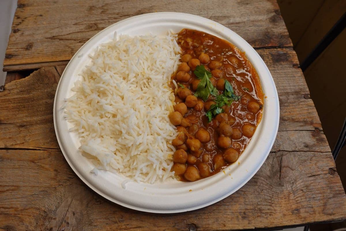 Charisma Of India - Chickpeas Curry & Rice