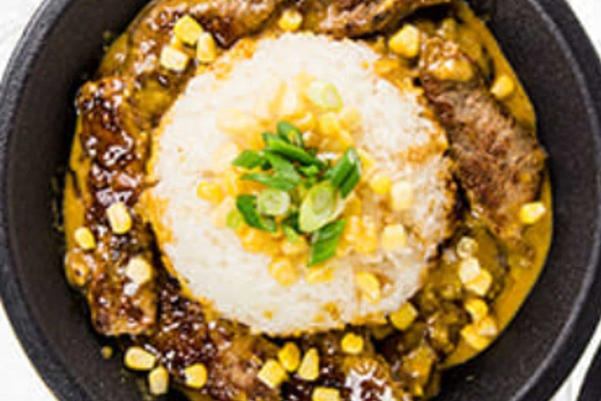 Pan Pan Curry Beef Rice