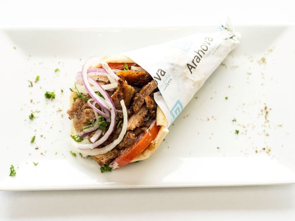 Pita Gyro au Porc à l’Ancienne / Old Fashioned Pork Gyro Pita