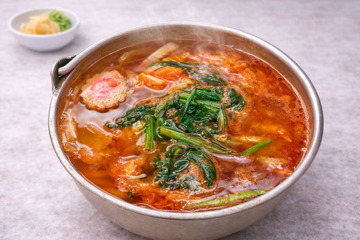 Spicy Seafood Udon