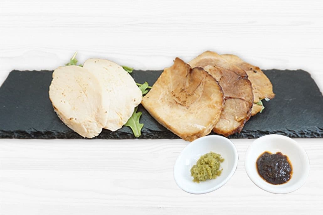 Two Kinds Chashu Plate