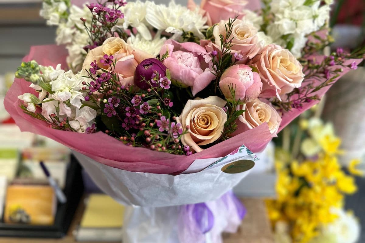 Deluxe Wrapped Flowers
