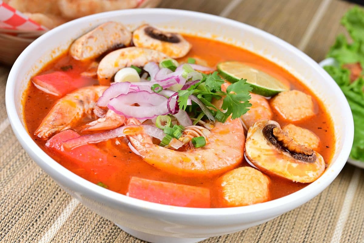 056. Tom Yum Gong Seafood Noodle Soup