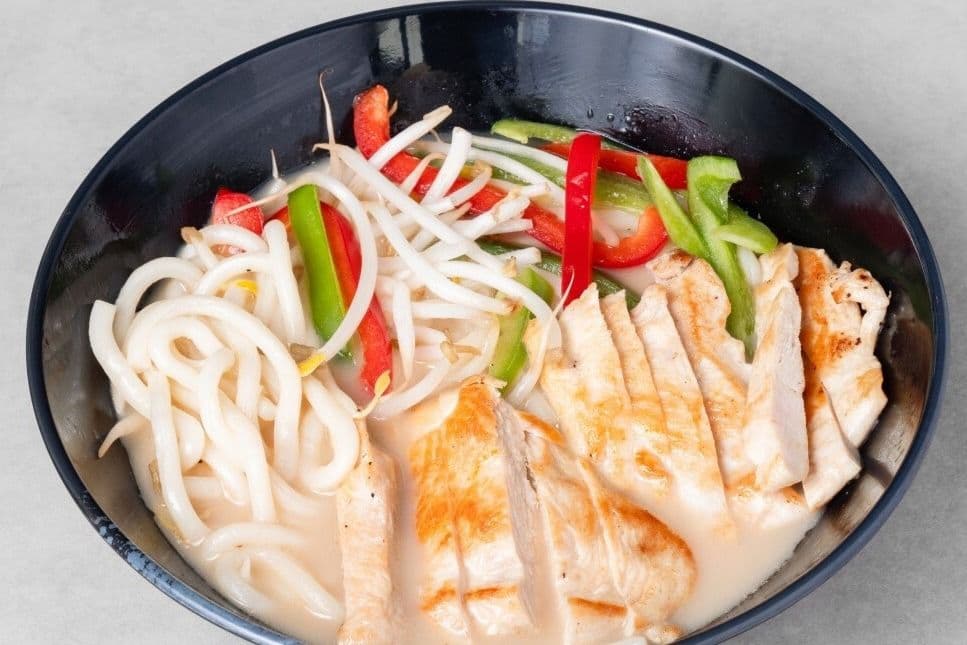 Soupe Udon au poulet / Chicken Udon soup