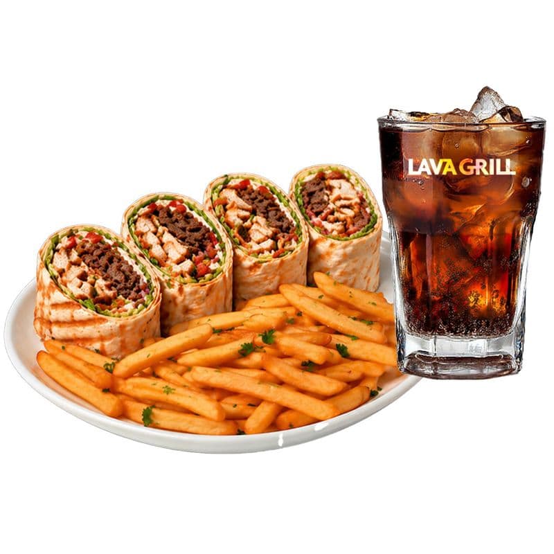 Mix Shawarma Wrap Combo