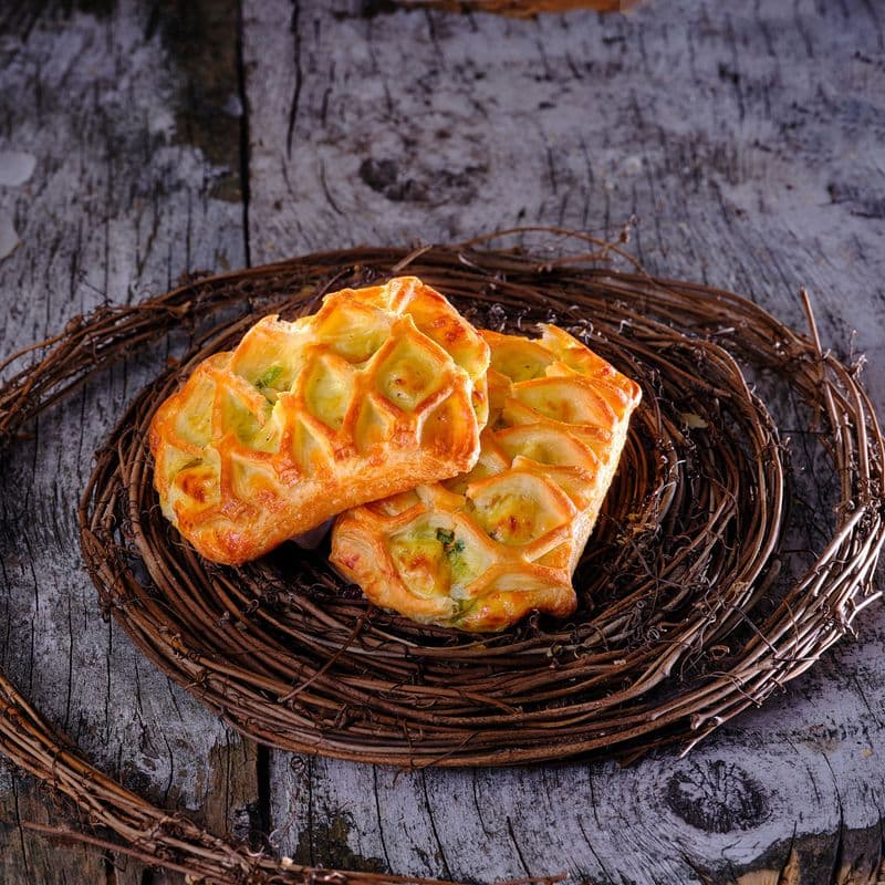 Leek and Parmasean Danish
