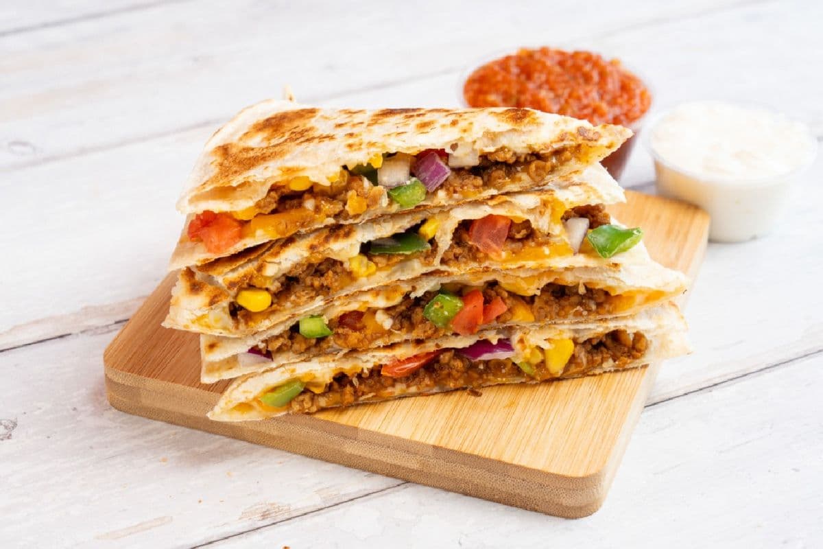 Quesadilla au légumes soja / Veggie Ground Quesadilla
