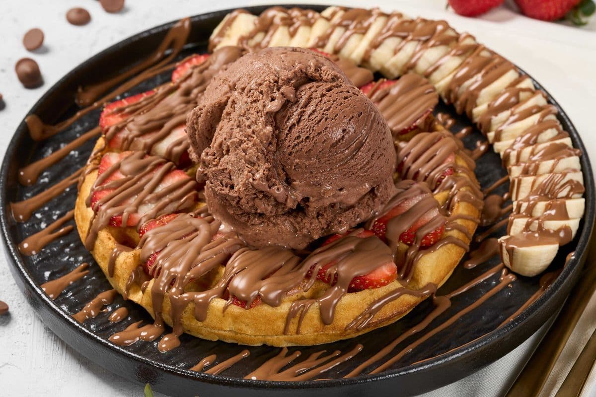 Sunrise Surprise Waffle