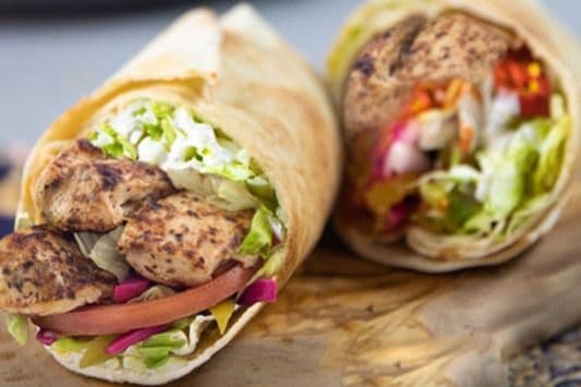 Chicken Souvlaki Wrap