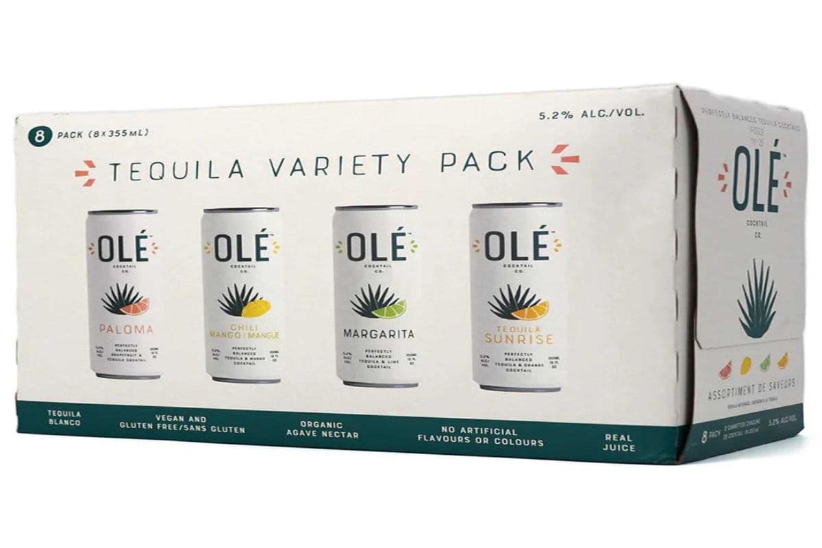 OLE TEQUILA VARIETY PACK (8x355 ML) (1 x 355ML)
