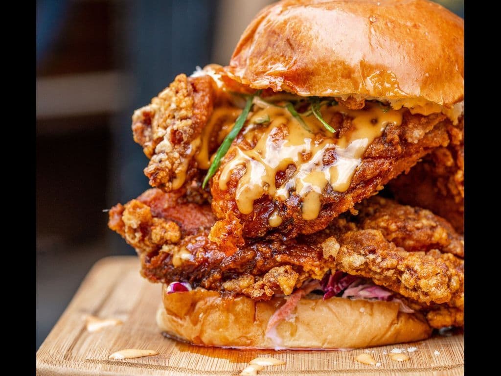 Tokyo Fried Chicken Double Stack Sandwich