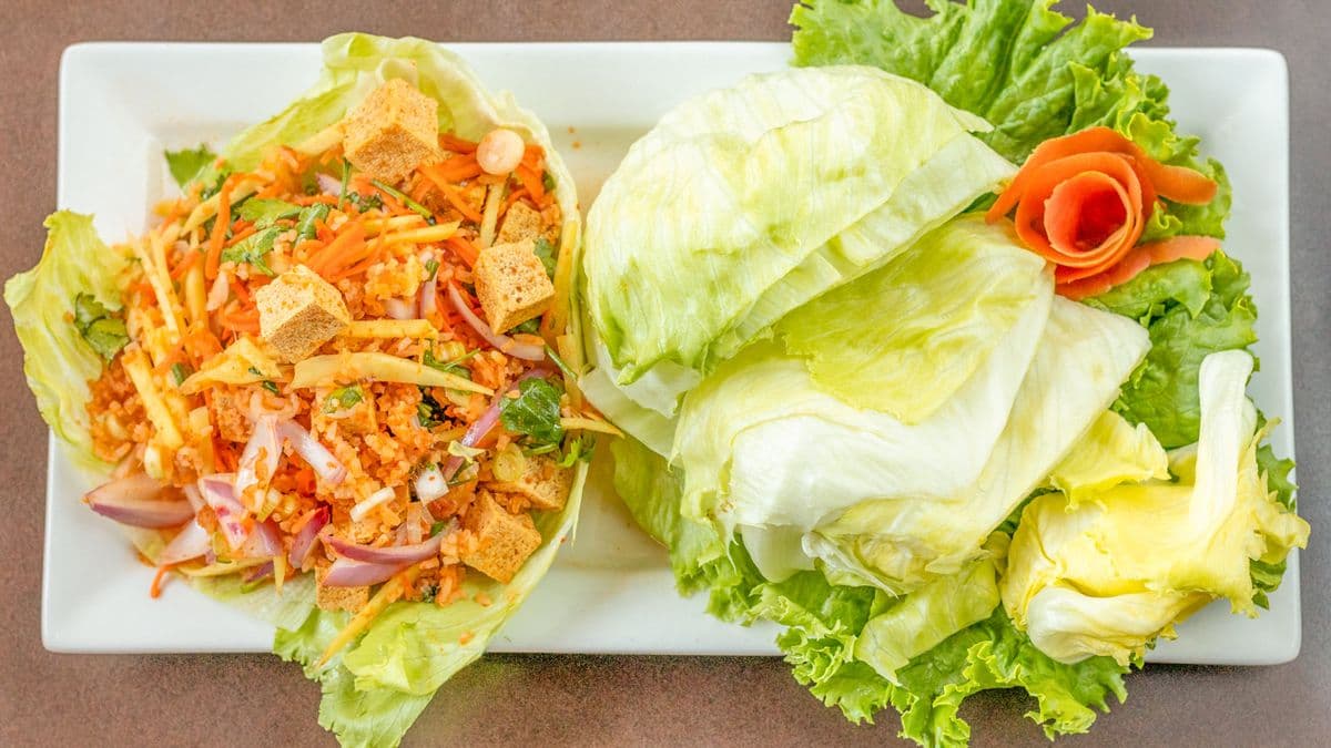 Tofu Lettuce Wrap