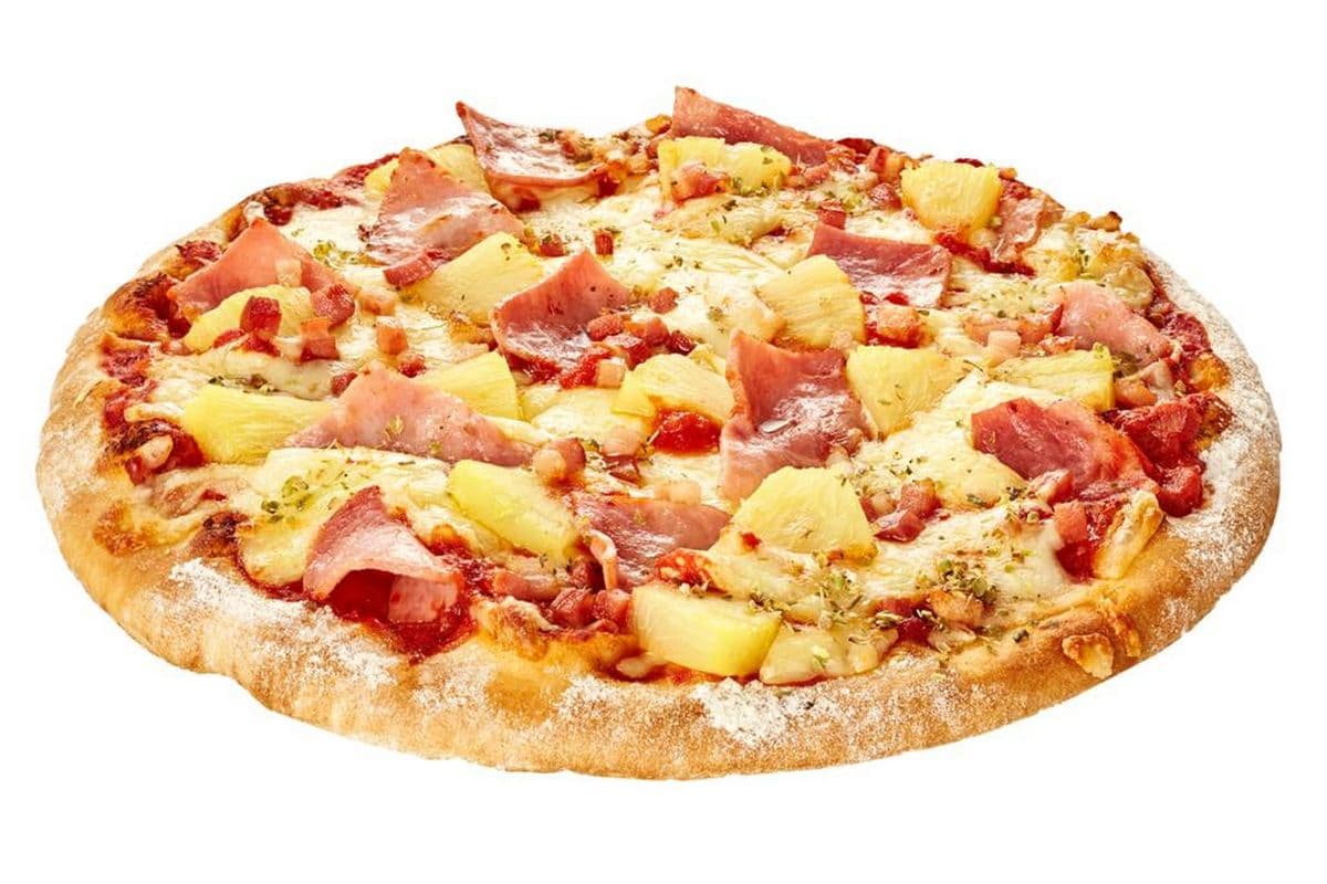 3. 16" Extra-Large Ham and Pineapple Pizza