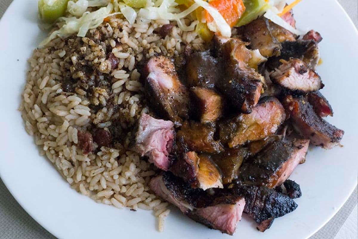 Jerk Pork Dinner