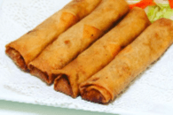 2. Vegetarian Vietnamese Spring Rolls (4 pcs)