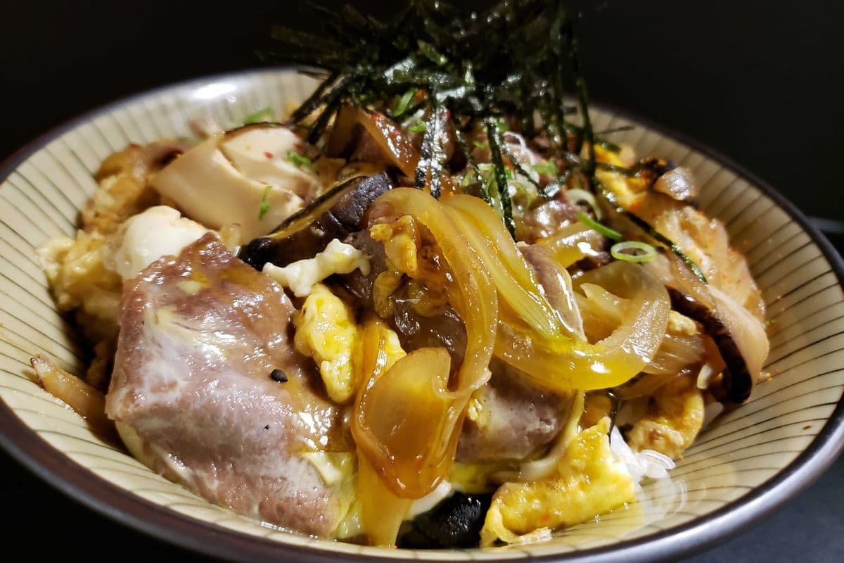 715. Beef Sukiyaki Don