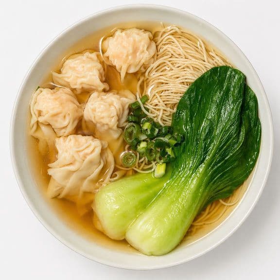 Combo Wonton Noodle (w/pork wonton) 猪肉馄饨面套餐
