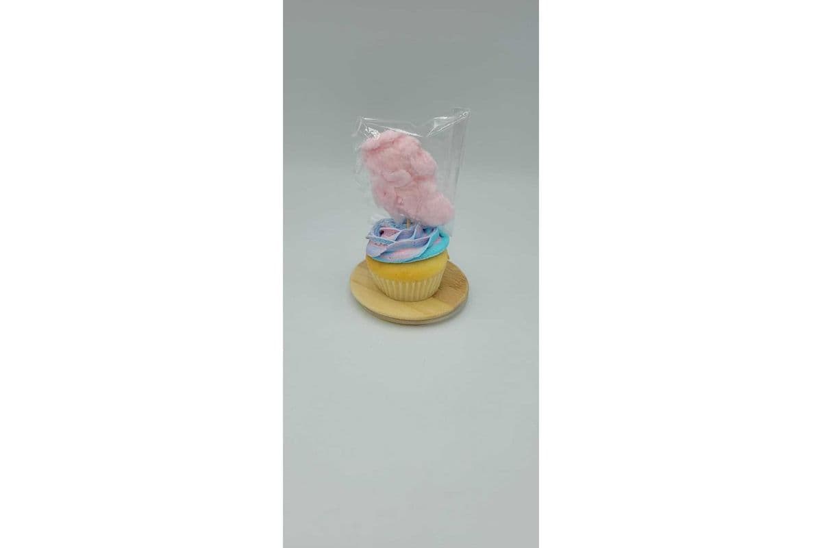 Cotton Candy Cupcake
