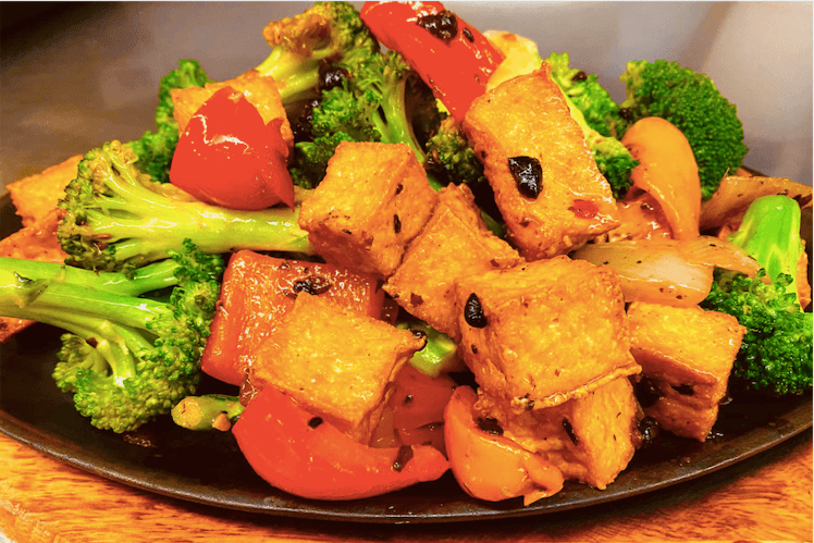 23c. Black Bean Sauce with Tofu (鐵板豉汁豆腐)