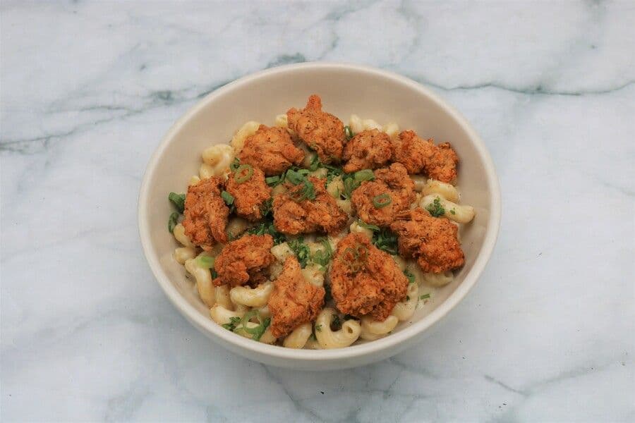 Fried Chicken Mac & Cheese