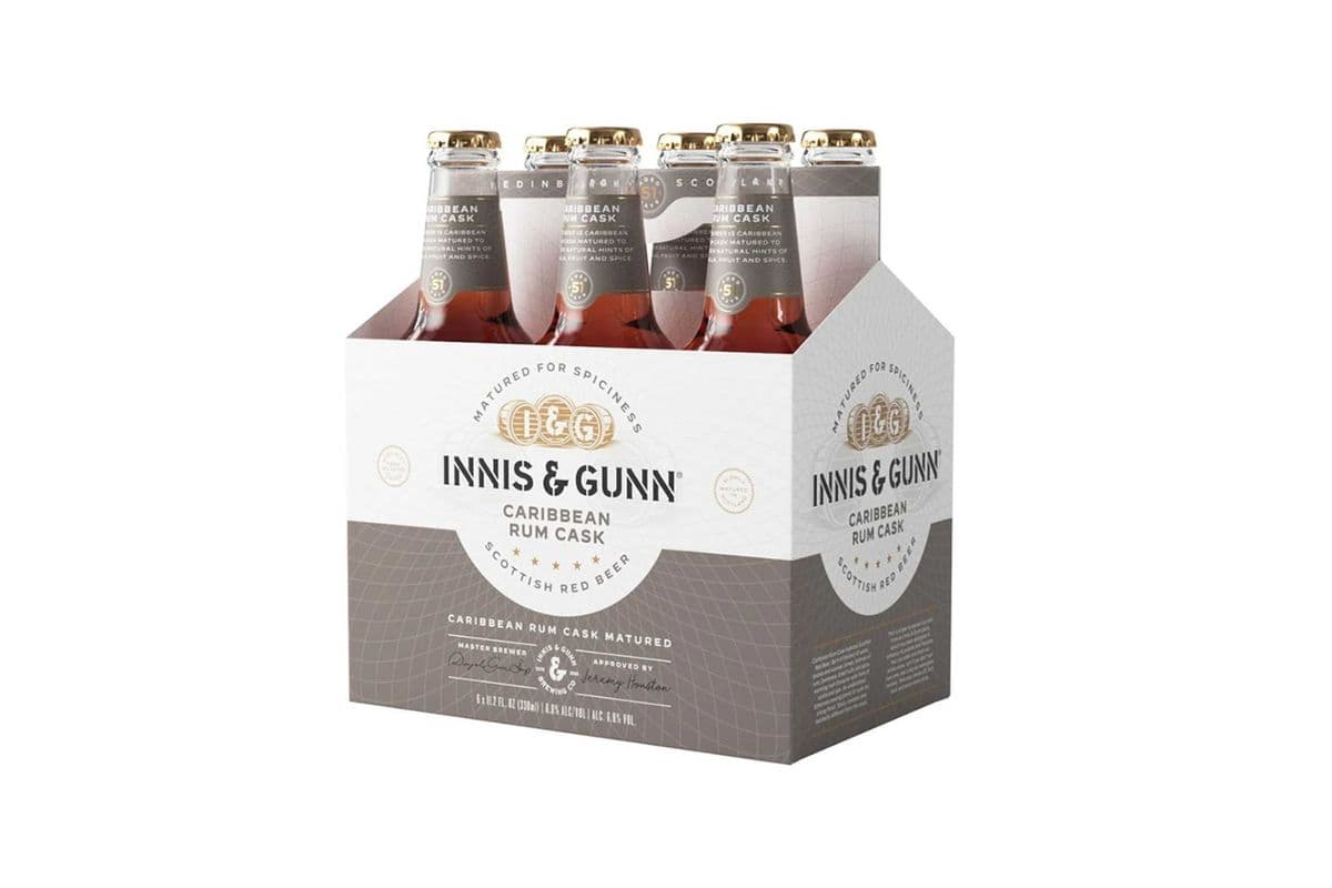 INNIS & GUNN CARIBBEAN RUM CASK 6 BOTTLES (1 x 330 ML)
