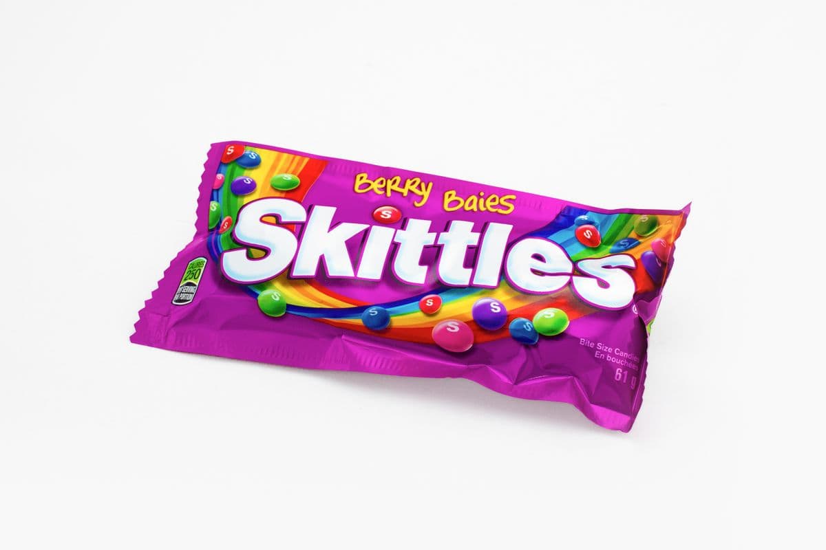 Skittles Berry Baies Bite Sized Candy (61 g) 彩虹糖 原果味