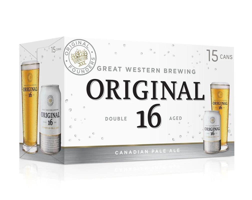Great Western Original 16 Canadian Pale Ale (15 x 355ml cans)
