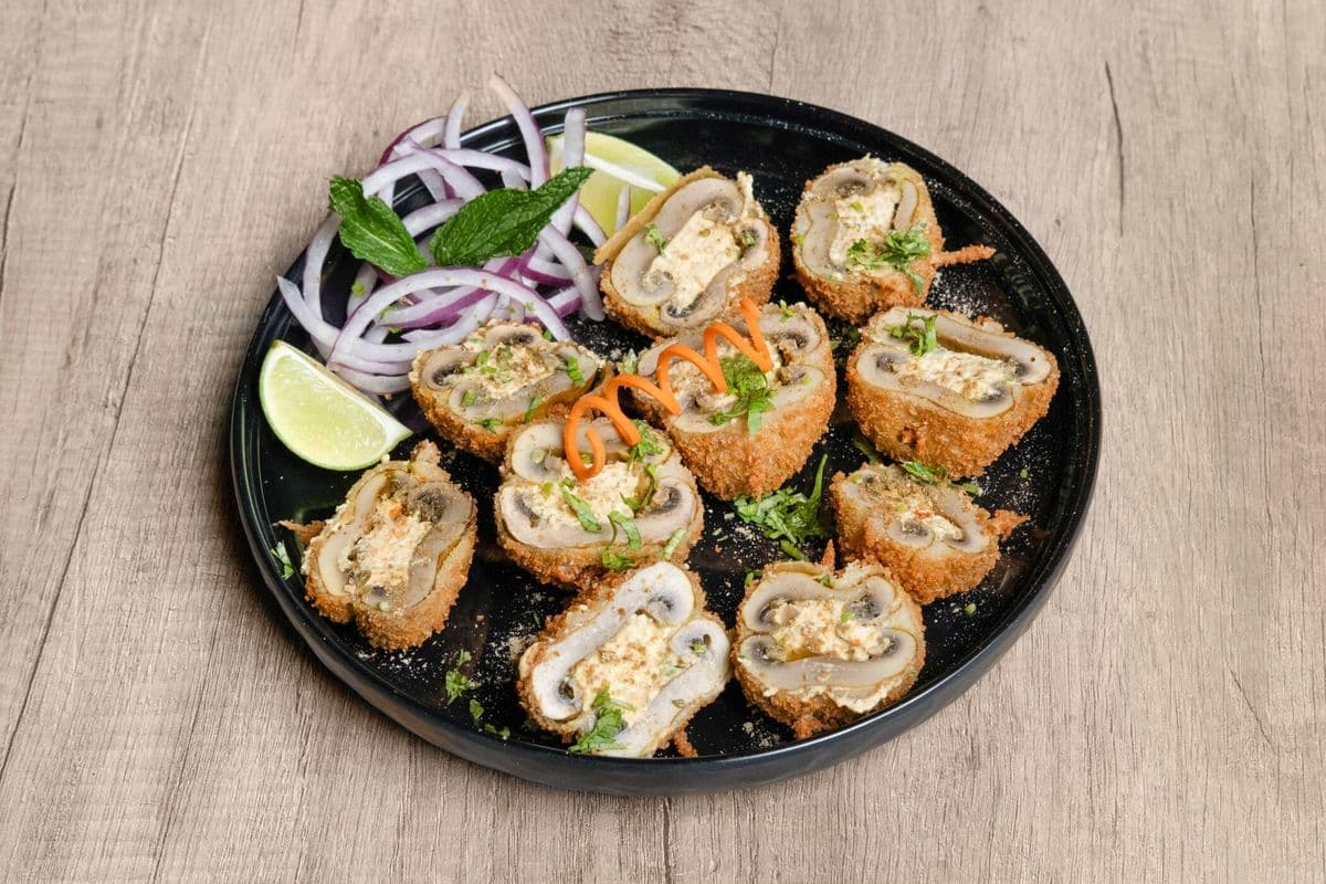 Stuffed Mushroom Seekh