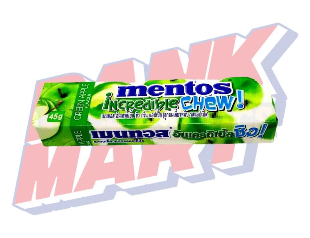 Mentos Incredible Chew Green Apple (Thailand) - 45g