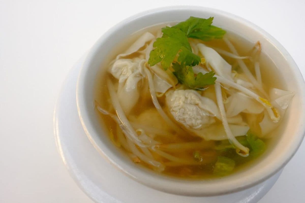 Chicken Lemongrass Dumpling Soup (Won Ton)