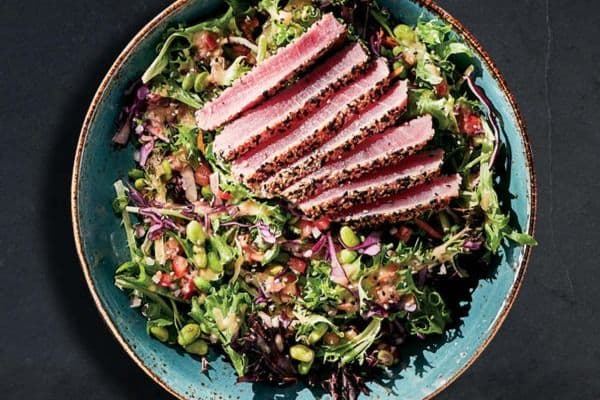 Salade thon Ahi saisi / Seared Ahi Tuna Salad