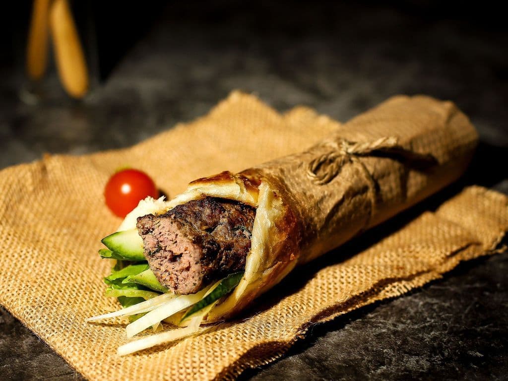 Beef Kabab Wrap