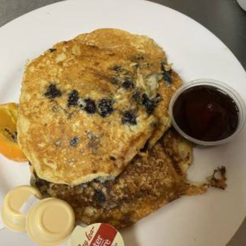 Homemade Blueberry Pancakes