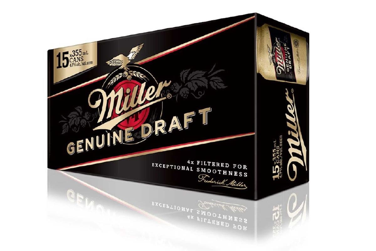 Miller Genuine Draft (15 x 355 ml Cans)