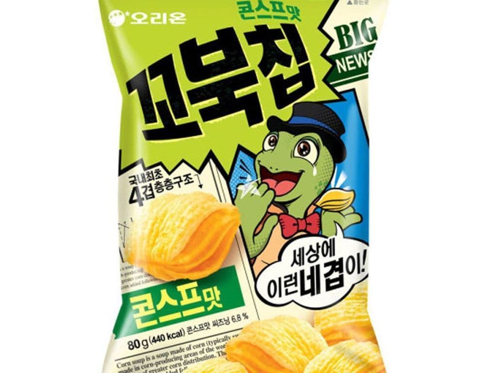 Turtle Chips Korea (80g) - Sweet Corn