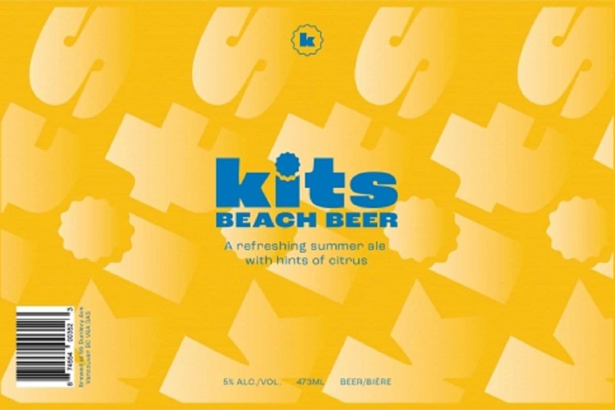 Kits Beach Golden Ale, Single Can (1 x 473mL)